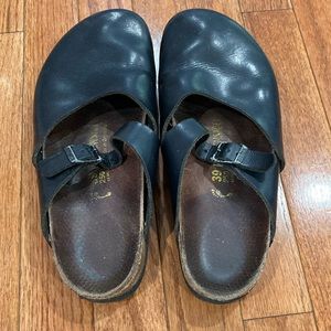 Birkenstock Birkis Black Maria Clogs Sandals Womens Sz 39 US 8.5